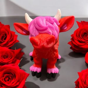 Mini Valentine's Day Highland Cow