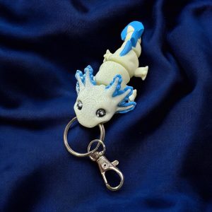 Mini Axolotl Keychain