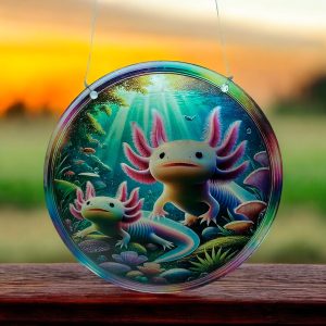 Axolotl Suncatcher