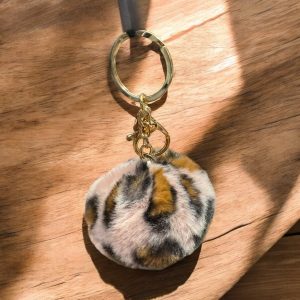 Puff Ball Keychain