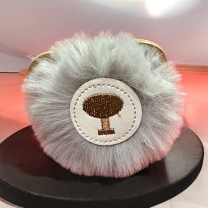 Bear Puff Ball Keychain/Backpack Charm