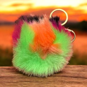 Puff Ball Keychain/Backpack Charm
