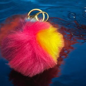 Puff Ball Keychain/Backpack Charm