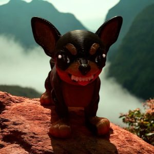 Growling Chihuahua Dog