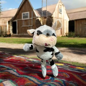 Cow Keychain/Backpack Charm