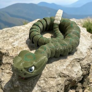 Diamond Back Cartoon Rattlesnake