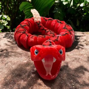 Diamond Back Cartoon Rattlesnake