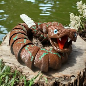 Diamond Back Cartoon Rattlesnake