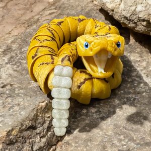 Diamond Back Cartoon Rattlesnake