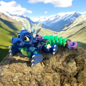 Valentine's Day Dragon With Wings